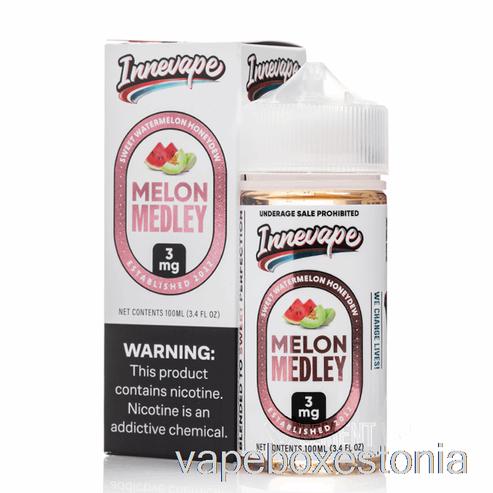 Vape Box Estonia Melon Medley - Innevape E-vedelikud - 100ml 0mg